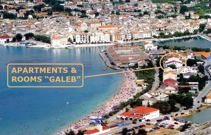 Apartments Galeb Pag - Beach Pag Town Exteriér fotografie